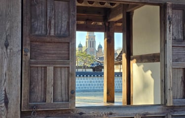 View from Dongjae of Jeondong Cathedral