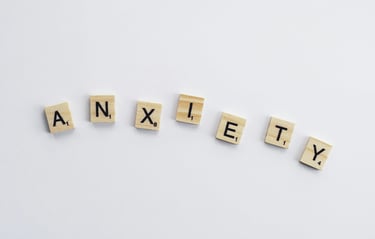 letras para escribir ansiedad en ingles