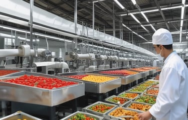 Technician performing maintenance on high-tech industrial equipment.