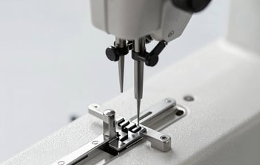 A single needle lock stitch machine