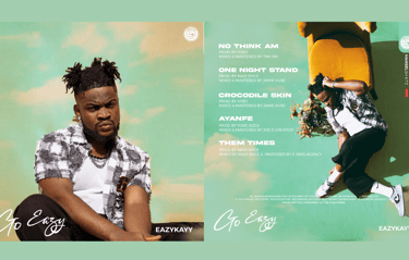 AfroBeats Go Eazy EP cover art inner child youth NWTS inspo singlet patchwork tee Go Eazy EP you