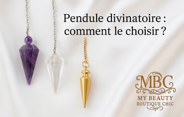 Pendule divinatoire : formes, matières et comment le choisir