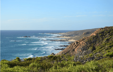Picture of Cape Naturaliste, WA Coastline with bays and wild ocean