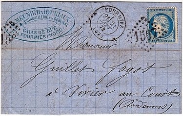 Losange Gros Chiffres 1567 et type 17.