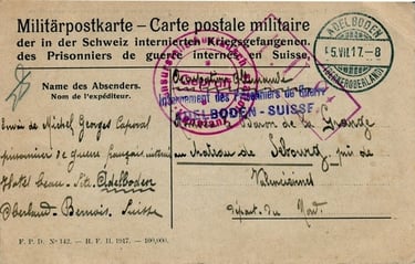 Kriegsgefangenensendung P.Ü.St