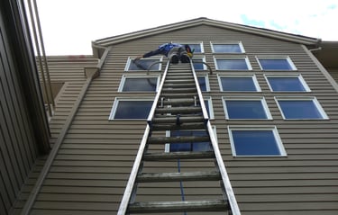 Tall residential gutters and windows Irmo SC