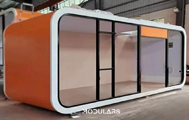 Modulo comercial tienda heladeria cafeteria lavanderia restaurante oficina barberia local modular