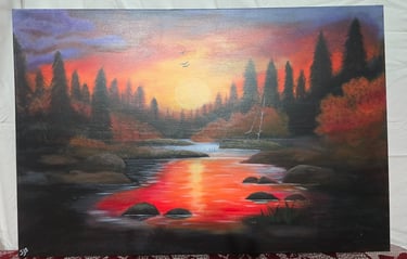 sunset landscape