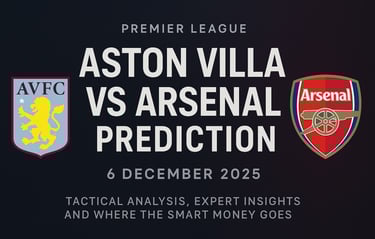 aston villa vs arsenal 6/12/2025 stats