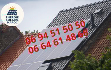 Énergie Solaire Maroc contactez 0694515050