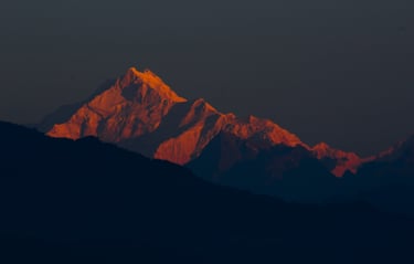 Mt Kanchenjunga during dawn