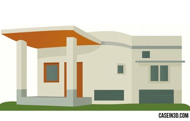 illustration Kanchipuram Tamil Nad 3D India