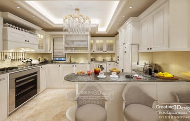 اجمل تصماميم المطابخ الكلاسيك