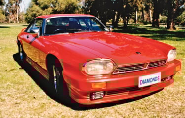 In it's day this Jaguar XJS V12 driven by Peter Pickering was a head-turner