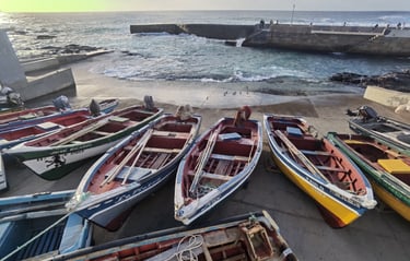 Santo Antao fishing port, Cape Verde