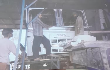 "The first factory of MS Engineering Works, where quality trailers have been crafted for decades, sy