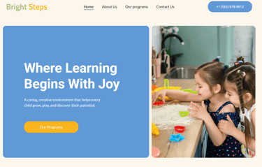 Below are example website styles created for different types of local and professional businesses
