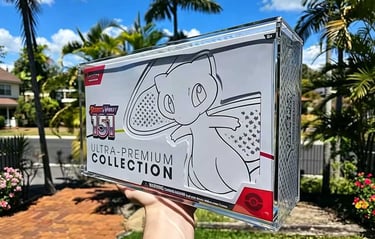 Pokémon 151 upc acrylic case