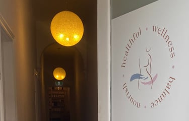 healthful wellness hub hallway aesthetic