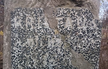 Tautkūnai sankryžos kryžius užrašas Kristaus jubiliejui 1935 