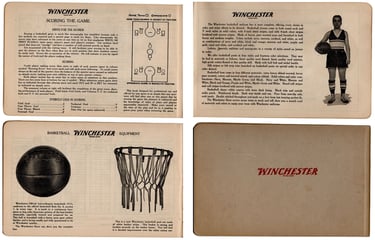 Winchester sports collectible score book no. 3944 1923