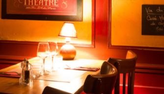 Dejeuner au bistrot de j'ai un diner