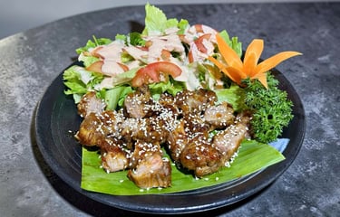 Chẳng dừng nướng salad - Món ngon tại nhà hàng Bếp Dì Toàn