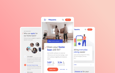 a mobile phone screen showing a mobile phone screen displaying a website page