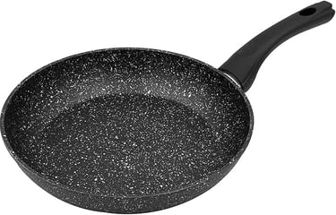 a panini style pan with a black coating