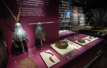 Armour display from Gonsganseong Fortress