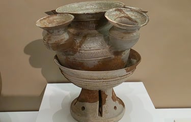 Jar with smaller jar decoration