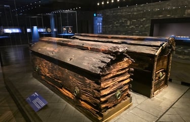 Queen's and King's coffins