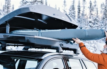 Thule roof top racks and water proof carriers in Texas