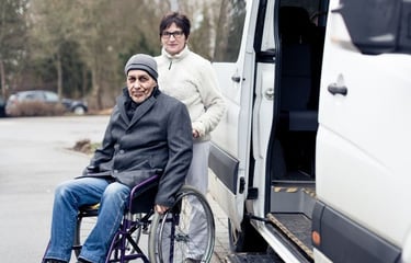 This image highlights our dedication to providing reliable transportation for clients attending ongoing appointments, as well