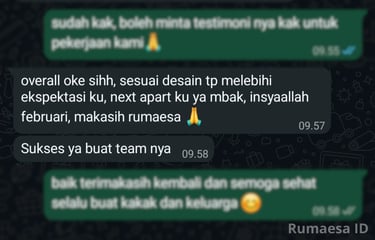 Riview pelanggan rumaesa id