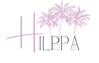 LOGO HILPPA, 3 palmiers rose