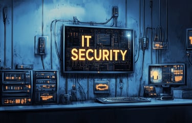 a computer monitor screen displaying a sign that says it is not a security