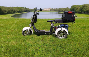 scooter électrique standard 3Roues.com à Versailles / Château de Versailles