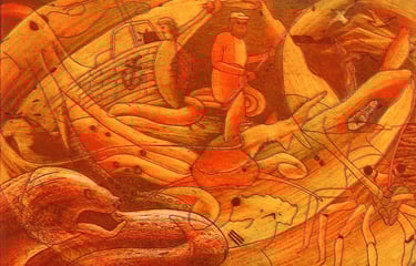Predators 1: intaglio, 1993