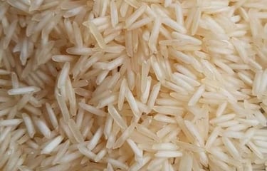 1121 basmati extra long-grain steam rice, world's longest grain, aromatic and fluffy