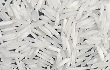 1121 basmati white rice, extra long grain, aromatic and ideal for fine dining