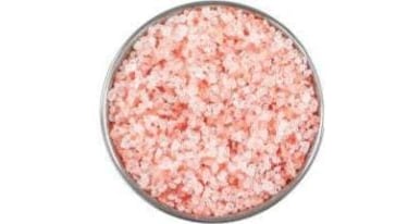 Pure Himalayan pink salt granules packed for culinary use