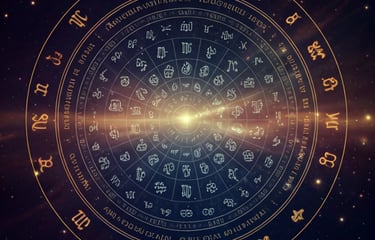 Course selection image of zodiac wheel