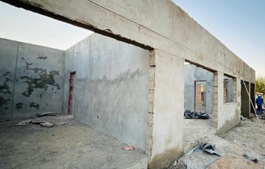 Construction phase Frans-del Investment CC Construction company in Omaruru