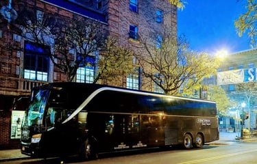Luxury coach bus chauffeur Toronto large group travel
