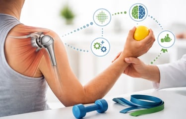 Fisioterapia riabilitazione protesi spalla a Terni con esercizi per recupero mobilità e forza