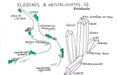 fluidinis ir kristalizuotas IQ