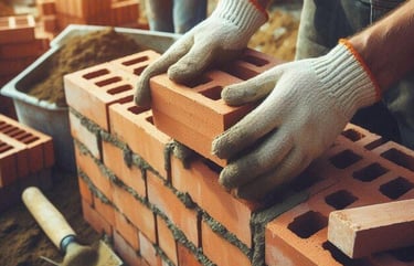 gazbeton, tuğla, beton dökümü, kaba inşaat