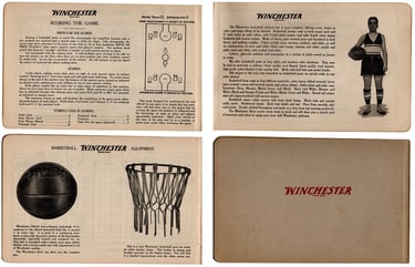 Winchester sports collectible score book no. 3944 1923
