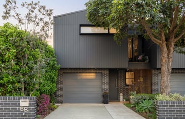 façade, maison, bâtiment, luxe